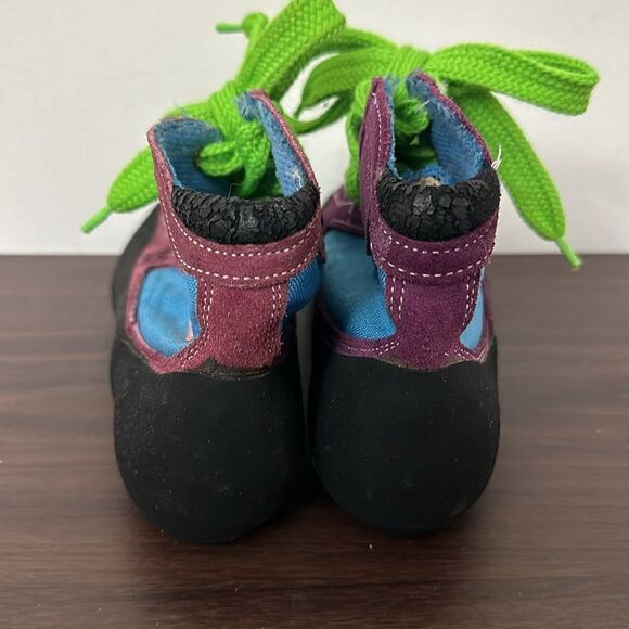 Kamet Rock Climbing Shoes Purple Blue Bootie Sz 37 - Picture 5 of 7